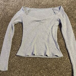 A gray long sleeve from dry goods